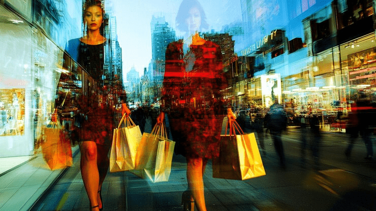 Fully Simulated Shopping Cities